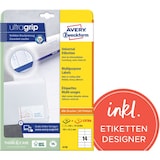 thumbnail of AVERY Zweckform Universal-Etiketten, 70 x 37 mm, weiß