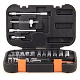 thumbnail of 42 Teilig Werkzeugset, Steckschlüsselsatz 1/4 , 4 -14mm Knarrenkasten