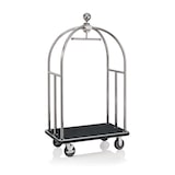 thumbnail of Chariot à bagages base noire - 112 x 61 x 186 cm - WAS Germany