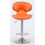 thumbnail of Lot de 2 tabourets de bar Las Vegas V2 similicuir Orange/Chrome
