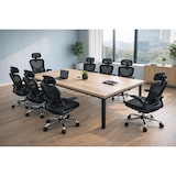 thumbnail of Five Stars® Ergonomische Bureaustoel voor Volwassenen - Mesh Rugleuning - Verstelbare Hoofdsteun & Armleuningen - Ergo Plus - Zwart