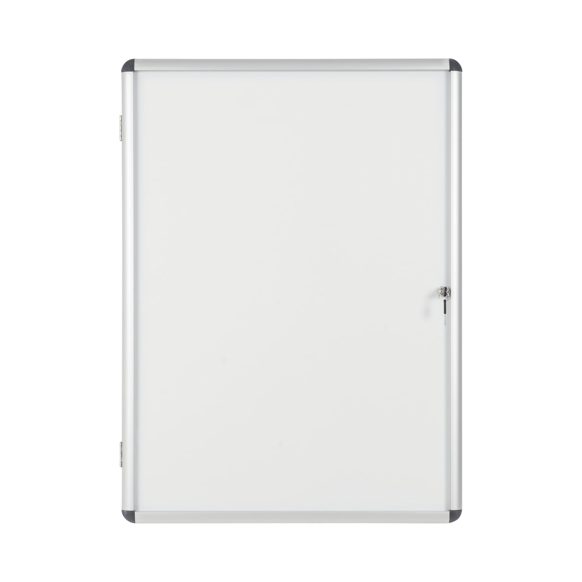 BI-OFFICE Vitrine d'intérieur en aluminium, surface magnétique - Format : 98,1 x 72 cm