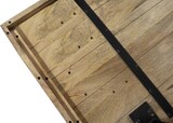 thumbnail of Esstisch Mango Massiv naturfarben 280 x 100 cm U-Gestell schwarz RIO