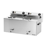 thumbnail of Roestvrijstalen dubbele friteuse 2 x 10 liter, 16 200 W, 400 V - TRI