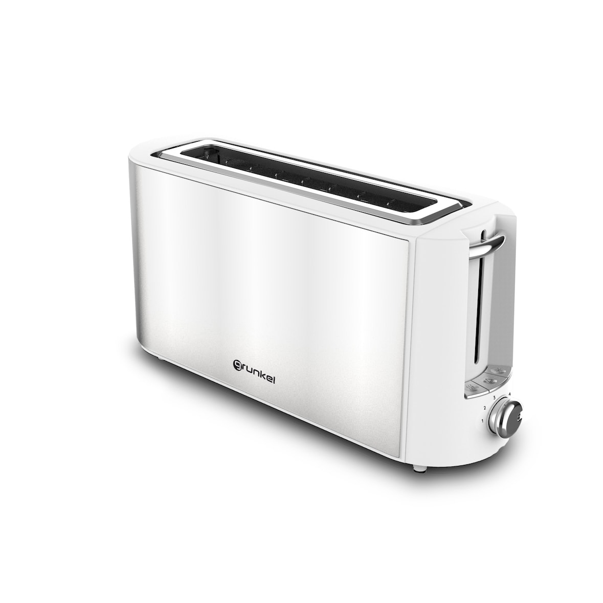 Tostador de ranura extra ancha, con 1000W de potencia y capacidad para dos rebanadas