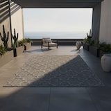 thumbnail of Teppich Balkon Skandinavisch Pflegeleicht Waschbar Strapazierfähig Terrasse Küche Grau 140x200 cm OEKO-TEX – CORTINA von Kadima Design