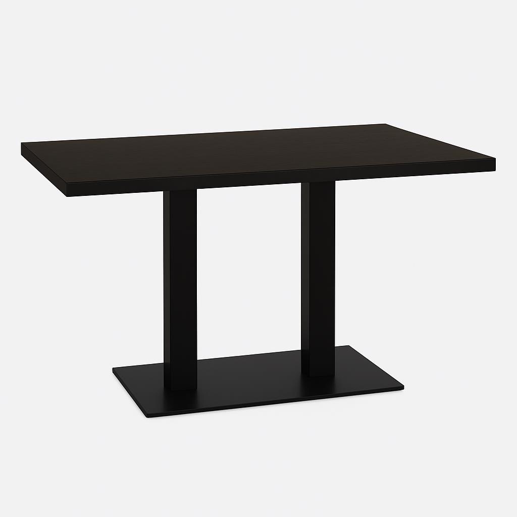 Bistrotisch 120x80 cm | Wenge | Gusseisen Gestell