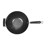 thumbnail of Kitchen Craft Wok antihaftbeschichtet mit flachem Boden  aus Carbonstahl
