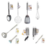 thumbnail of Ensemble de 9 ustensiles de cuisine inox Fackelmann Ovale