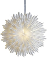 thumbnail of Papierstern Eisblume Weihnachtsstern Faltstern 70cm Dekostern Leuchtstern weiß