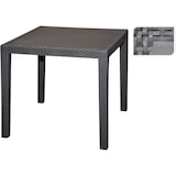 thumbnail of Gartenmöbel-Set Bistromöbel Outdoor Möbelset Sitzgruppe Tisch Stuhl Stapelstuhl 5tlg.