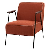 thumbnail of Fauteuil Huggy uni orange -  Autre forme Tissu Amadeus 76.00x60.00 cm