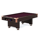 thumbnail of Automaten Hoffmann Billardtisch "Club Pro III" Dekor Nussbaum, Simonis 860, Wine, 7 ft (Spielfeld 198x99 cm)