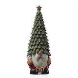 thumbnail of LED Weihnachtswichtel mit beleuchteter Mütze Dekofigur 29cm Timer Batterie
