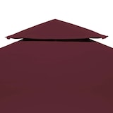 thumbnail of vidaXL Pavillon-Dach mit Lüftungsdach 310 g/m² 4x3 m Bordeauxrot