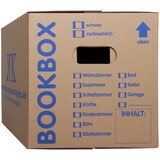 thumbnail of 50 Bücherkartons 2-wellig Bookbox Ordnerkartons Archivkartons