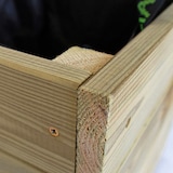 thumbnail of HORTALIA Jardinière d’extérieur en bois GHIO KD 120 X 40 X 40