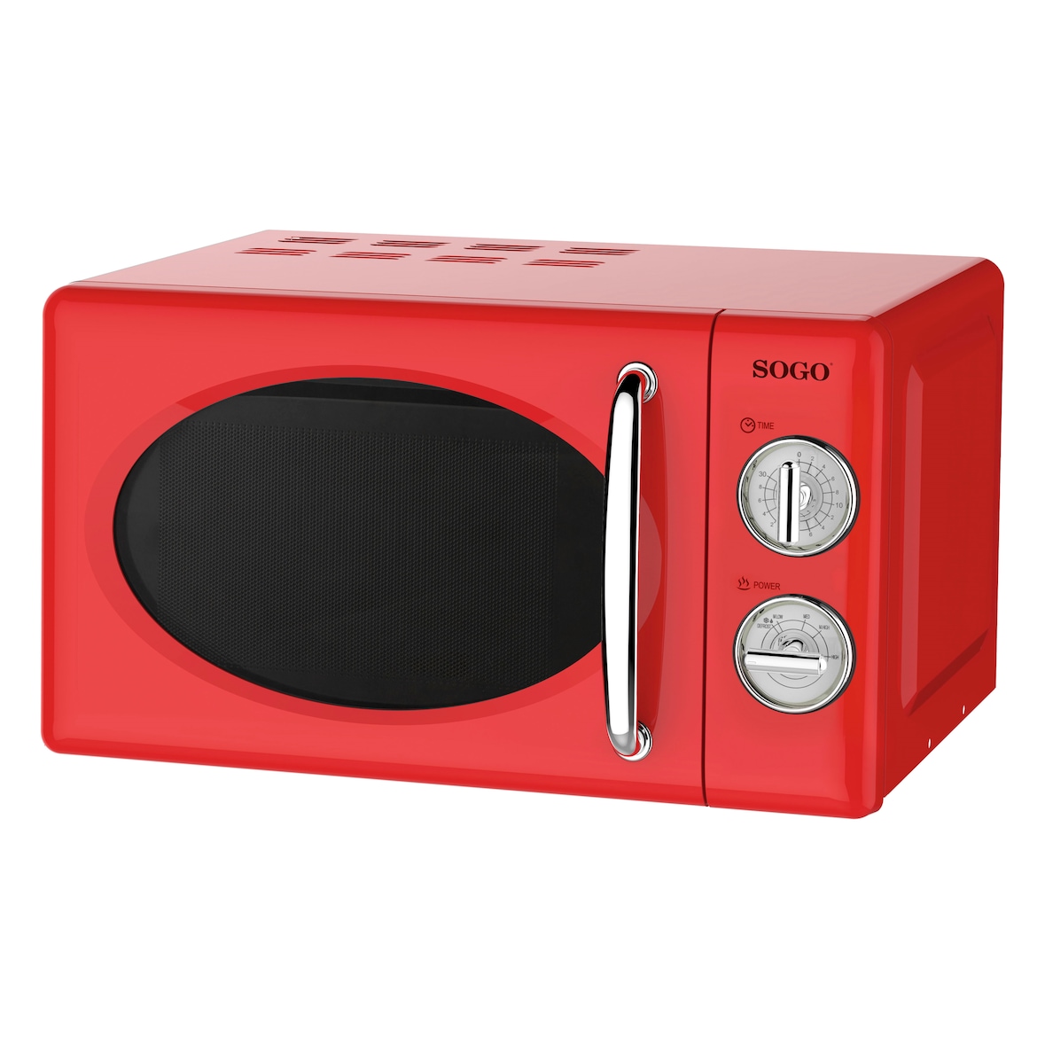 Forno a microonde rosso 20L / 700W / 5 livelli potenza Sogo HOR-SS-890-R