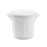 thumbnail of GILAC Couvercle plat pour conteneur rond HACCP 75 L et baquet 50 L - 75 L - Blanc G616421