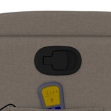 thumbnail of vidaXL Massagestoel Taupe Stof