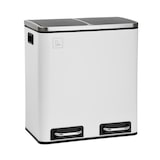 thumbnail of SVITA TM2X15 Mülleimer 30 Mülltrennsystem Abfalleimer mit Fächern Weiß