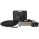thumbnail of Barbecue gaz Grill 2en1 Réchaud gaz piézo 2200 W + 4 cartouches gaz butane KEMPER