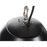 thumbnail of Aquecedor do pátio, 600 W, halogênio, montagem de teto, com corrente, interruptor liga/desliga, 1 nível de calor, respingo, metal, preto