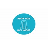 thumbnail of Larson - Luxe effen blackout gordijn - met haken - 3m x 2.5m - Turquoise