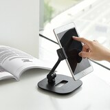thumbnail of Handyhalterung / Tablethalterung FLEXMOBI IV Tischständer mit Handyklemme Metall schwarz hjh OFFICE