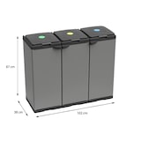 thumbnail of Mongardi Mobile portasacco TRIS, di dimensioni 102L x 38P x 87H cm