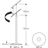 thumbnail of Europel Stand informativo telescópico A4, 355035