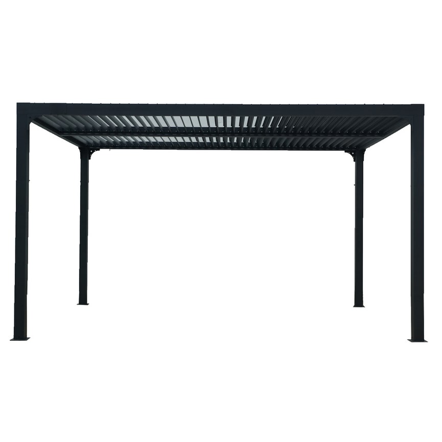 HABRITA Pergola Bioclimatique 10.80 M2  Gris Antracite per 3630 bi