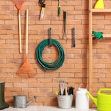 thumbnail of Relaxdays Wandhaken 6er Set, bis 40 kg, Haken Garage, Werkstatt, Keller, Stahl & Schaumstoff, Schwerlasthaken, schwarz