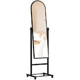 thumbnail of Décoshop26 - Schwenkbarer Ganzkörperspiegel – Schwarzer Metallrahmen – Mit Rollen 10_0008638