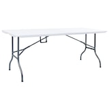 thumbnail of vidaXL Tuintafel inklapbaar 180x72x72 cm HDPE wit