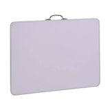 thumbnail of Table pliante en aluminium, 80 x 60 x 69 cm, blanche