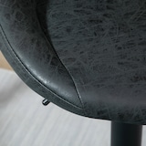 thumbnail of Conjunto de 2 Taburetes de Bar Giratorio con Altura Regulable Sillas Altas Modernas de Comedor con Base Redonda y Reposapiés 51,5x48x83-104 cm
