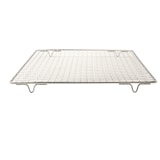 thumbnail of 5x Abtropfgitter Küchengitter Bratgitter Patisserie Auskühlgitter mit Standfuß 30 x 30 x 2,3cm