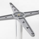 thumbnail of Base de mesa regulable 72/110 cm en aluminio plateado Cork - Oviala