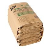 thumbnail of 4 Lots de 50 sacs compostables en papier, 10l 35 cm x 21 cm x 15 cm