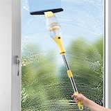 thumbnail of CLEANmaxx Akku-Fensterreiniger 3,7 V in Gelb mit Verlängerungsstange