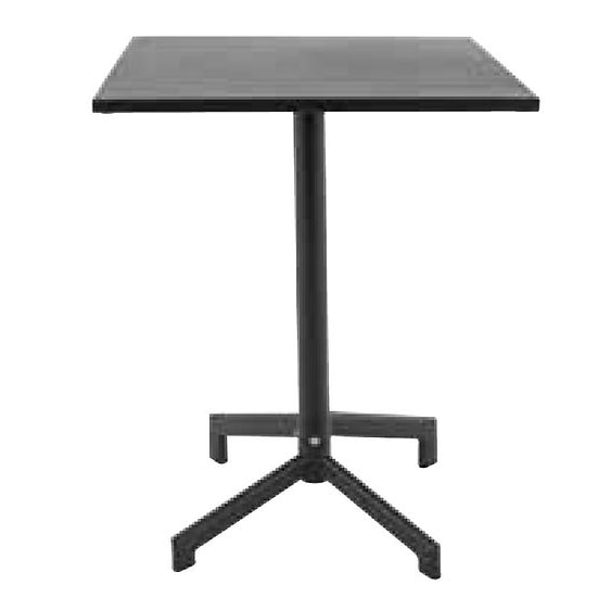 Table de terrasse Charlotte Anthracite 60x60cm hôtel restaurant France Mobilier Chr