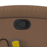 thumbnail of vidaXL Massagesessel Braun Stoff