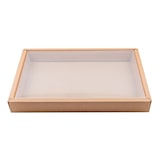 thumbnail of FHC - 50Pcs - Combo boîte kraft sushi avec couvercle PET - 310x215x35mm