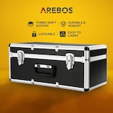 thumbnail of AREBOS Set di 3 valigette da trasporto portatili Valigetta in alluminio