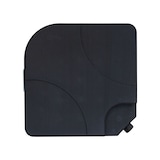 thumbnail of SVITA Zwenkparasol 3m met beschermhoes Parasolstandaard opvulbaar 4-delige kantelparasol Zwenkparasol Beige