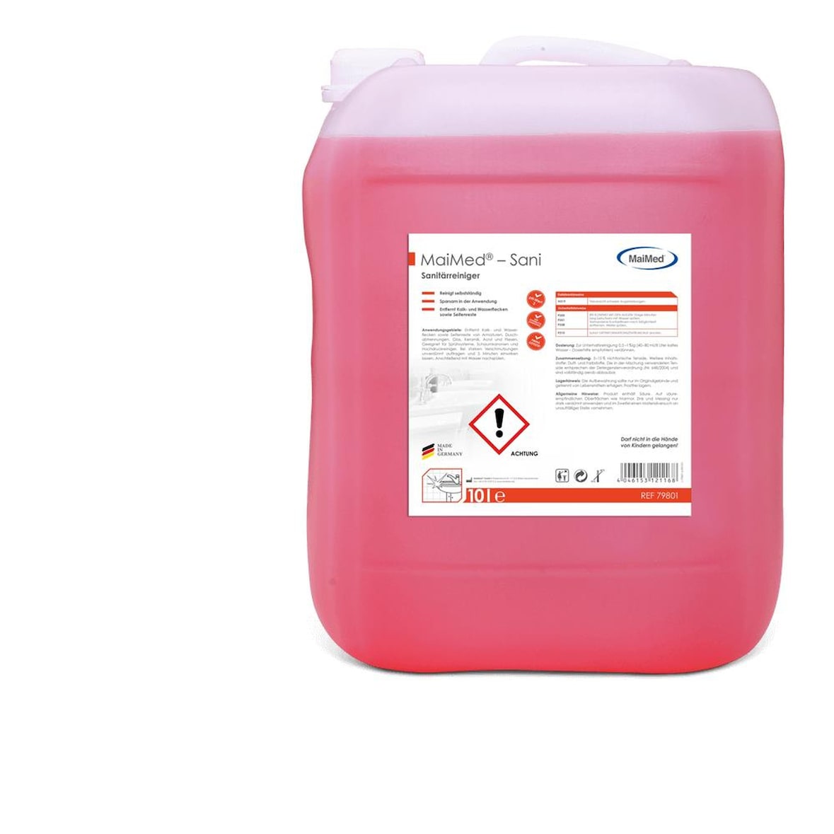 MaiMed Sani - Sanitärreiniger - 1 x 10 L - Reiniger