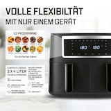 thumbnail of GOURMETmaxx Doppelkammer-Heißluftfritteuse 2 x 4 L - Touch, Timer, 10 Programme