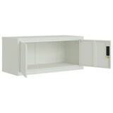 thumbnail of vidaXL Aktenschrank Hellgrau 90x40x110 cm Stahl