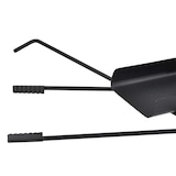 thumbnail of Blomus Kamingarnitur Kaminbesteck Kaminwerkzeug Kaminset 5tlg ASHI mit Magnethalterung wandhängend schwarz-braun